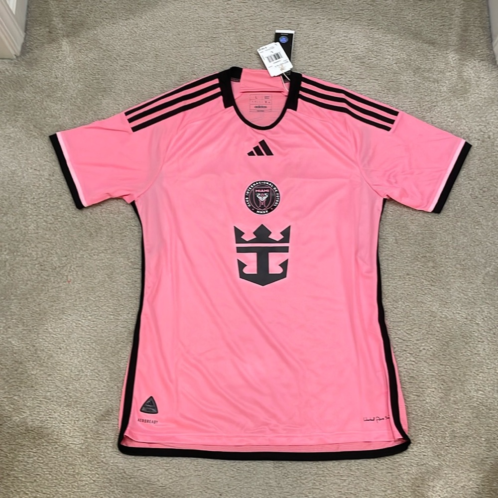 Adidas INTER MIAMI CF 24/25 MESSI HOME JERSEY men size L NWT - Picture 1 of 7